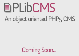 PLib CMS Coming Soon